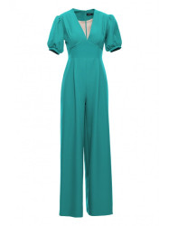 M852 Puff sleeve jumpsuit - turquoise