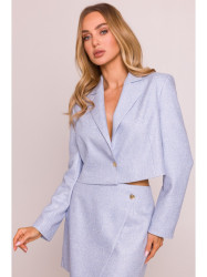 M853 Cropped blazer - light blue