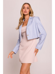 M853 Cropped blazer - light blue