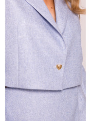 M853 Cropped blazer - light blue