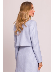 M853 Cropped blazer - light blue