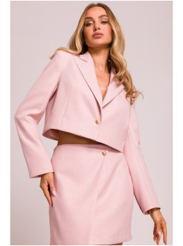 M853 Cropped blazer - peach