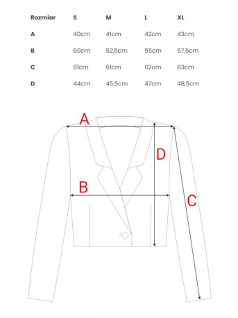 M853 Cropped blazer - graphite