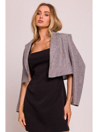M853 Cropped blazer - graphite