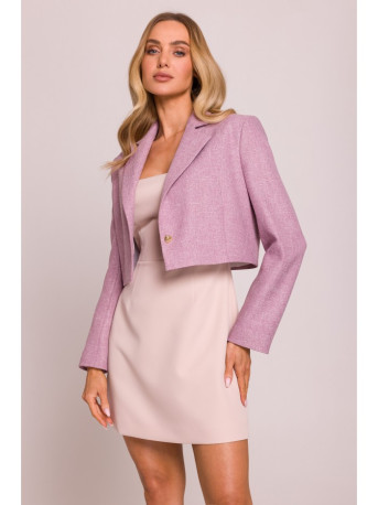 M853 Cropped blazer - marsala