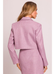 M853 Cropped blazer - marsala