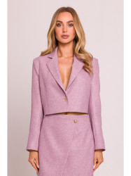 M853 Cropped blazer - marsala