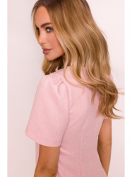 M855 A-line mini dress - peach