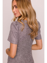 M855 A-line mini dress - graphite