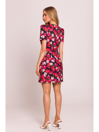 M856 Multicolour mini dress - model 3