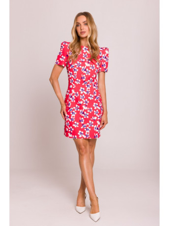 M856 Multicolour mini dress - model 2