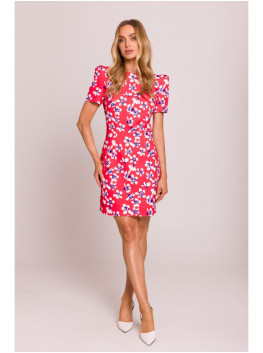 M856 Multicolour mini dress - model 2