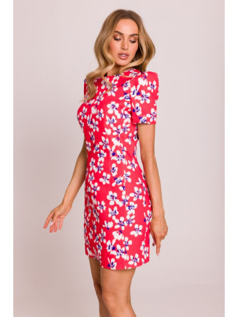 M856 Multicolour mini dress - model 2