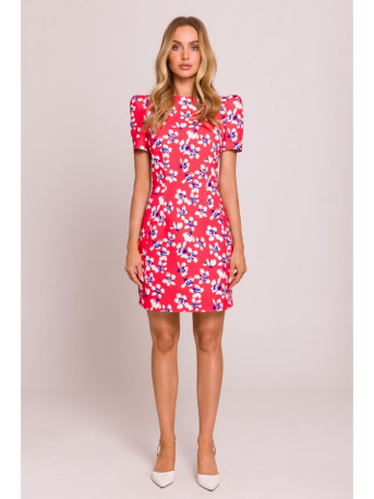 M856 Multicolour mini dress - model 2