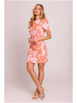 M856 Multicolour mini dress - model 1