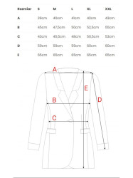 M459 Blazer with striped ribbed cuffs - black