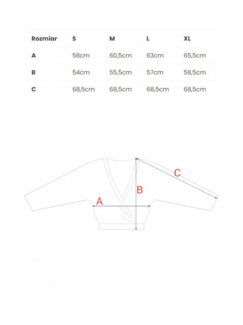 B292 Wrap front sweatshirt - vanilla