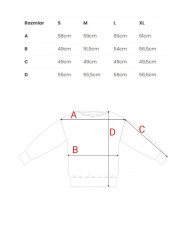 B293 Open back sweatshirt - coral