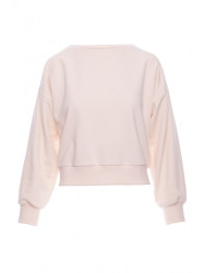 B293 Open back sweatshirt - vanilla
