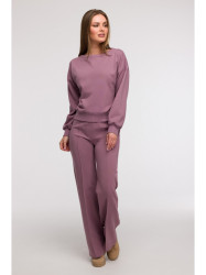 B293 Open back sweatshirt - heather