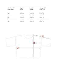 B294 Cropped sweatshirt with short sleeves - vanilla