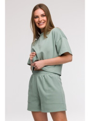 B295 Shorts with patch pockets - mint