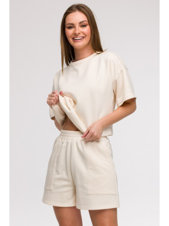 B295 Shorts with patch pockets - vanilla