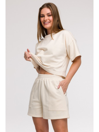 B295 Shorts with patch pockets - vanilla