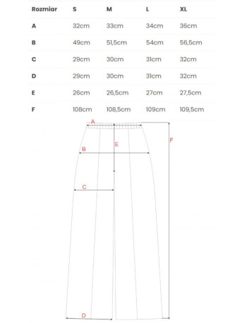 B296 Wide leg trousers with front seams - heather