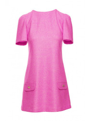M855 A-line mini dress - fuchsia
