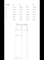 M799 Plačios kelnės - smėlio spalvos