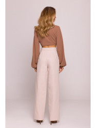 M799 Wide leg trousers - beige