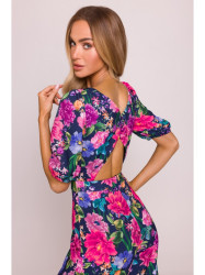 M857 Open back jumpsuit - model 1