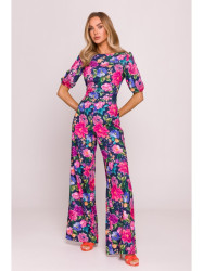 M857 Open back jumpsuit - model 1