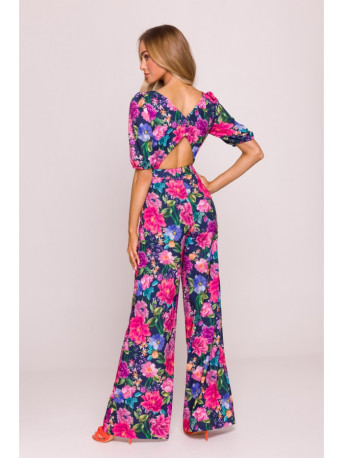 M857 Open back jumpsuit - model 1