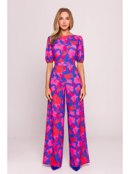 M857 Open back jumpsuit - model 2