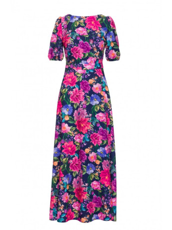 M858 Open back maxi dress - model 1