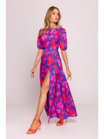 M858 Open back maxi dress - model 2