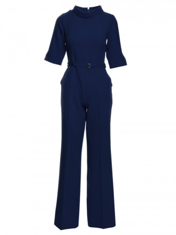 M463 Jumpsuit with a stand-up collar - navy blue