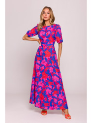 M858 Maxi suknelė atvira nugara - 2 modelis