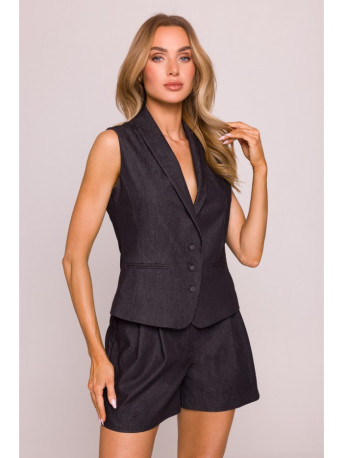 M859 Denim vest - graphite