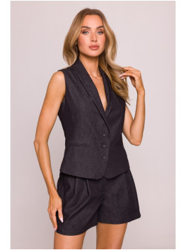 M859 Denim vest - graphite