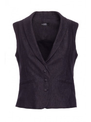 M859 Džinsinė liemenė - grafito spalvos