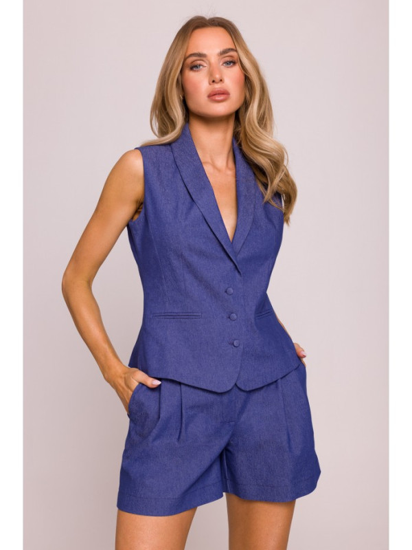 M859 Denim vest - blue