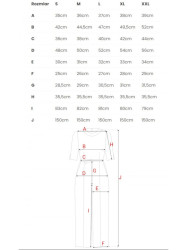 M463 Jumpsuit with a stand-up collar - red