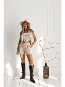 M860 Denim shorts - beige