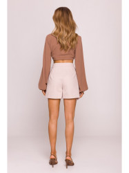 M860 Džinsiniai šortai - smėlio spalvos