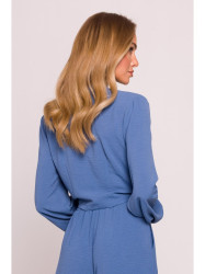 M861 Tie front crop top - jeans