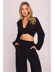 M862 Wide leg trousers - black