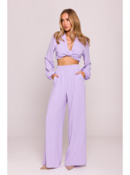 M862 Wide leg trousers - purple